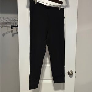 Calvin Klein Black Leggings Full-Length Stretchy Bottoms